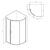 Душевое ограждение AM.PM Like W83UG-315-090MT 90x90 см без поддона_, изображение 5