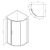 Душевое ограждение AM.PM Like W83UG-315-090CG 90x90 см без поддона_, изображение 5
