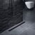 Душевой лоток Timo Drain System 700 с вставкой lines черный_