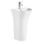 Раковина напольная WeltWasser WW LEERBACH 4842 GL-WT 480х420х835 мм_