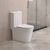 Унитаз-моноблок BelBagno TRE-TOR со смывом Торнадо с сиденьем дюропласт soft close P-trap BB673CP-MN-TOR/SC_, изображение 9