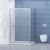 Душевой уголок BelBagno DUE-AH-1-120/90-C-CR, Размер: 120х90, Профиль: Хром, Стекло: Прозрачное_, изображение 2
