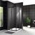 Душевой уголок BelBagno UNO-195-A-2-90-C-NERO, Размер: 90х90, Профиль: Черный, Стекло: Прозрачное_