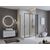 Душевой уголок BelBagno UNO-195-AH-1-120/80-C-NERO, Размер: 120х80, Профиль: Черный, Стекло: Прозрачное_, изображение 2