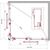 Душевой уголок BelBagno UNO-195-AH-2-120/100-C-NERO, Размер: 120х100, Профиль: Черный, Стекло: Прозрачное_, изображение 2