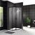 Душевой уголок BelBagno UNO-195-P-2-90-C-NERO_