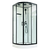 Душевая кабина Royal Bath FATO RB 90HK-T-BL прозрачное стекло_