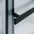 Душевая перегородка Niagara Nova NG-671-10BLACK 100х200 черный матовый раздвижная стекло прозрачное, Размер: 100_, изображение 8
