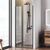 Душевая дверь в нишу AM.PM Sunny W87G-90-1P-BT 90x190 см распашная, Размер: 90, Профиль: Черный матовый_
