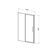 Душевая дверь Vincea Slim 8mm VDP-4SL120CLG брашированное золото стекло прозрачное, Размер: 120, Профиль: Брашированное золото_, изображение 8