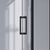 Душевой уголок Vincea Como-N VSR-4CN8014CLB 1400х800 черный стекло прозрачное, Размер: 140х80, Профиль: Черный, Стекло: Прозрачное_, изображение 5