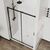 Душевая дверь Vincea City VDS-5CT150CLB 1500 черный стекло прозрачное, Размер: 150, Профиль: Черный, Стекло: Прозрачное_, изображение 5