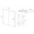 Душевая дверь Vincea City VDS-5CT120MT 1200 хром стекло текстурное, Размер: 120, Профиль: Хром, Стекло: Рифленое_, изображение 4