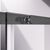 Душевой уголок Vincea Slim-N VSR-4SN9011CLGM 1100х900 вороненая сталь стекло прозрачное, Размер: 110х90, Профиль: Вороненая сталь, Стекло: Прозрачное_, изображение 4