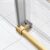 Душевой уголок Vincea Slim Soft VSR-1SS8012CLG 1200х800 брашированное золото стекло прозрачное, Размер: 120х80, Профиль: Брашированное золото_, изображение 3