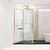 Душевой уголок Vincea Slim Soft VSR-1SS8013CLG 1300х800 брашированное золото стекло прозрачное, Размер: 130х80, Профиль: Брашированное золото_