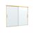 Душевая шторка на ванну CEZARES TANDEM-SOFT-VF-2-180/145-C-BORO-IV, Профиль: Брашированное золото_, изображение 3