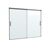 Душевая шторка на ванну CEZARES TANDEM-SOFT-VF-2-180/145-C-GM-IV, Профиль: Оружейная сталь_, изображение 3