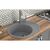 Мойка MIXLINE ML-GMS08 из искусственного камня цвет темно-серый 57х46 см_, изображение 3