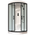 Душевая кабина Royal Bath  RB 90HK6-WT-BL стекло прозрачное, Размер: 90х90, Стекло: Прозрачное_