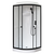 Душевая кабина Royal Bath  RB 90HK1-T-BL стекло прозрачное, Стекло: Прозрачное_