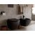 Сет 4 в 1 Ceramicanova унитаз Metropol Rimless инсталляция с кнопкой Round цвет хром матовый CN4002MB_1001M_1000_, изображение 9