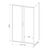 Душевой уголок Royal Bath ACCORD RB 1115HPS-T-BL  115x100x200_, изображение 3