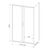 Душевой уголок Royal Bath ACCORD RB 95130HPS-T-BL  130x95x200_, изображение 3