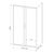 Душевой уголок Royal Bath ACCORD RB 75145HPS-T-CH 145x75x200_, изображение 3