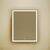 Зеркальный шкаф для ванной комнаты SANCOS Mirror 590x150х740 мм с LED подсветкой дуб чарльстон MI60ECH_, изображение 2