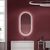 Зеркало для ванной комнаты SANCOS Oval фронтальная подсветка 550х1050 с сенсорным управлением OV55F_, изображение 3