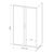 Душевой уголок Royal Bath ACCORD RB 95145HPS-C-ST 145x95x200_, изображение 3