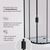 Душевое ограждение AM.PM Gem W90G-401-100BT 1/4 Rond 100x100 прозрачное профиль черный матовый_, изображение 5