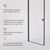 Душевая дверь в нишу AM.PM Sunny W87G-80-1P-BT 80x190 см распашная, Размер: 80, Профиль: Черный матовый_, изображение 6