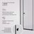 Душевое ограждение AM.PM Sunny W87G-405-9090-BT 90х90 см пятиугольное без поддона, Профиль: Черный матовый_, изображение 5