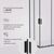 Душевое ограждение AM.PM Gem W90G-403-9090BT 90x90 см без поддона_, изображение 5