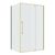 Душевое ограждение Niagara Nova NG-45-11ASG-A80SG-34 110х80х195 распашное профиль золото сатин_