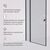 Душевая дверь в нишу AM.PM Sunny W87G-100-1P-BT 100x190 см распашная, Размер: 100, Профиль: Черный матовый_, изображение 6