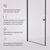 Душевая дверь в нишу AM.PM Sunny W87G-90-1P-BT 90x190 см распашная, Размер: 90, Профиль: Черный матовый_, изображение 6
