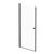 Душевая дверь в нишу AM.PM Sunny W87G-90-1P-BT 90x190 см распашная, Размер: 90, Профиль: Черный матовый_, изображение 9