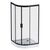 Душевое ограждение AM.PM Gem W90G-401-100BT 1/4 Rond 100x100 прозрачное профиль черный матовый_, изображение 9