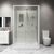 Душевая кабина Niagara Standart ST100/80/15Q/BK 100х80х210 прямоугольник профиль белый без крыши, Размер: 100х80, Наличие крыши: Без крыши_, изображение 5