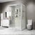 Душевая кабина Niagara Standart ST120/90/15Q 120х90х215 прямоугольник профиль белый, Размер: 120х90, Наличие крыши: С крышей_, изображение 4