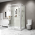 Душевая кабина Niagara Standart ST120/90/15Q/BK 120х90х210 прямоугольник профиль белый без крыши, Размер: 120х90, Наличие крыши: Без крыши_, изображение 5