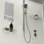 Душевая кабина Niagara Standart ST120/90/15Q/BK 120х90х210 прямоугольник профиль белый без крыши, Размер: 120х90, Наличие крыши: Без крыши_, изображение 8