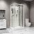 Душевая кабина Niagara Standart ST90/15Q/BK 90х90х210 квадрат профиль белый без крыши, Размер: 90х90, Наличие крыши: Без крыши_, изображение 4