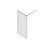 Душевая перегородка Royal Bath BERN RB100-T-CH 100x200 прозрачная, Размер: 100, Профиль: Хром, Стекло: Прозрачное_, изображение 3