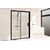Душевая дверь Royal Bath ACCORD RB HS-T-BL 165x200 прозрачное стекло_