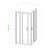 Душевой уголок Royal Bath RB HPD-C-ST 90х90х200 матовое стекло_, изображение 3