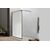 Душевая перегородка Royal Bath BERN RB90-C-BL 90x200 рифленая, Размер: 90, Профиль: Черный, Стекло: Рифленое_